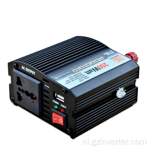 200W draagbare kleine DC AC Automobile Power Converter